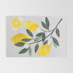 Lemon tree branch Rug Gallery Image 2