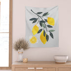 Lemon tree branch Wall Tapestry Gallery Image 2
