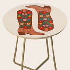 Cowgirl Boots - Bright Multicolor Side Table Gallery Image 2