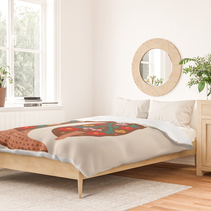 Cowgirl Boots - Bright Multicolor Duvet Cover Gallery Image 2