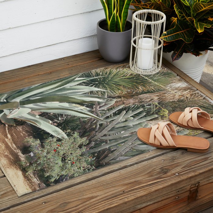 Cactus Garden #3 - Nature Photography Outdoor Rug Gallery Image 2
