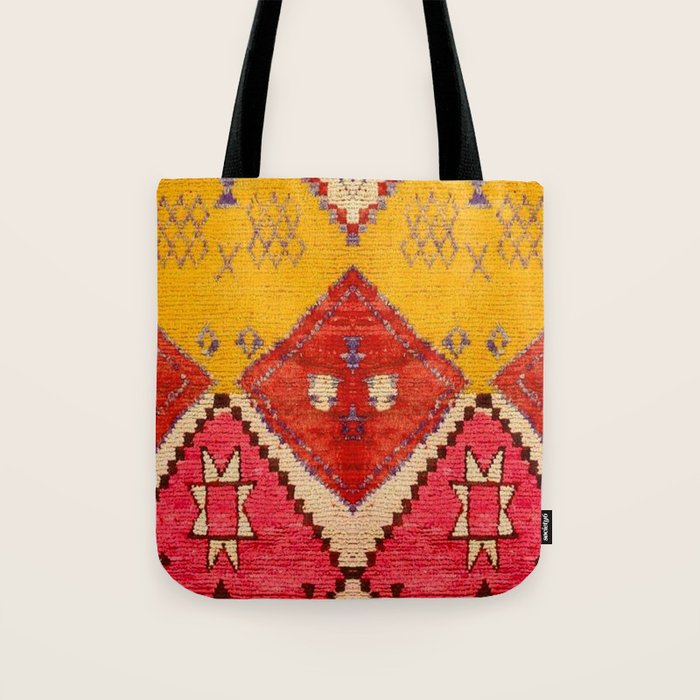 Heritage Moroccan Berber Carpet Design Tote Bag Gallery Image 1