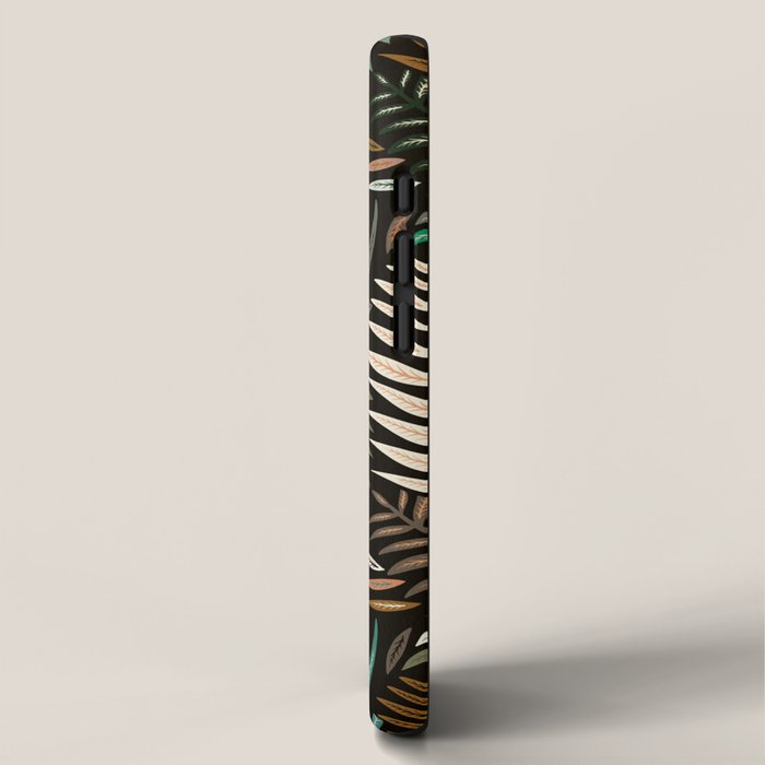 Palm Pattern â Khaki Green iPhone Case Gallery Image 2