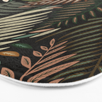 Palm Pattern â Khaki Green Bath Mat Gallery Image 3