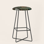 Palm Pattern â Khaki Green Stool Gallery Image 1