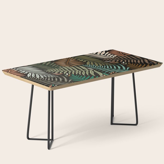 Palm Pattern â Khaki Green Coffee Table Gallery Image 1