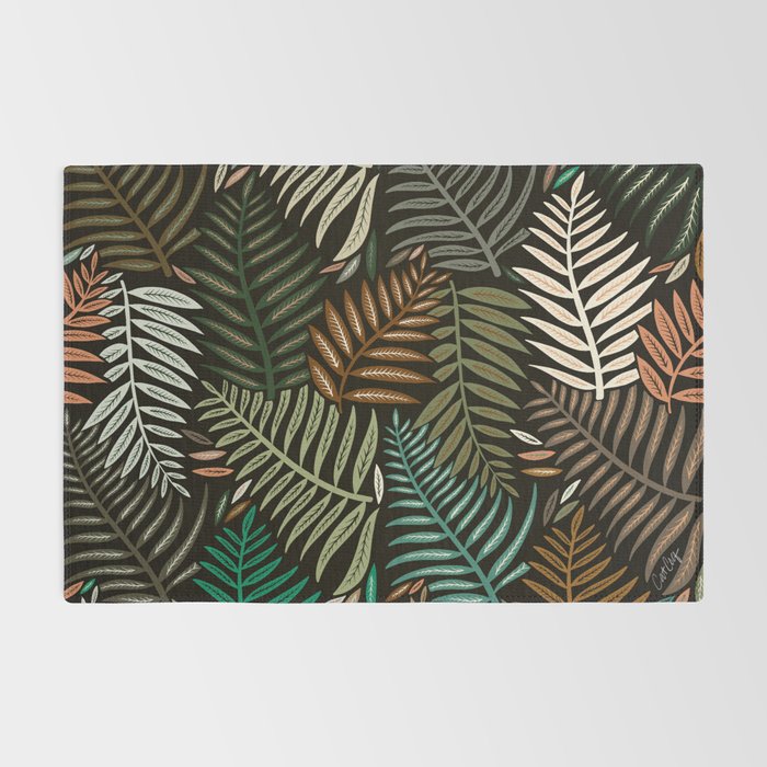 Palm Pattern â Khaki Green Rug Gallery Image 2