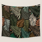 Palm Pattern â Khaki Green Wall Tapestry Gallery Image 4