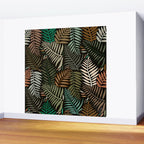 Palm Pattern â Khaki Green Wall Mural Gallery Image 2