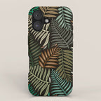 Palm Pattern â Khaki Green iPhone Case Gallery Image 1