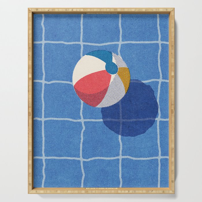 BALLS / Beach Ball I Serving Tray Gallery Image 1