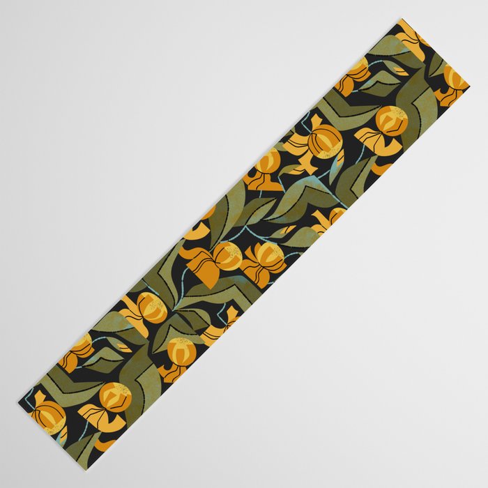 Gold Garden Iris Table Runner Gallery Image 3