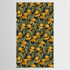 Gold Garden Iris Tablecloth Gallery Image 2