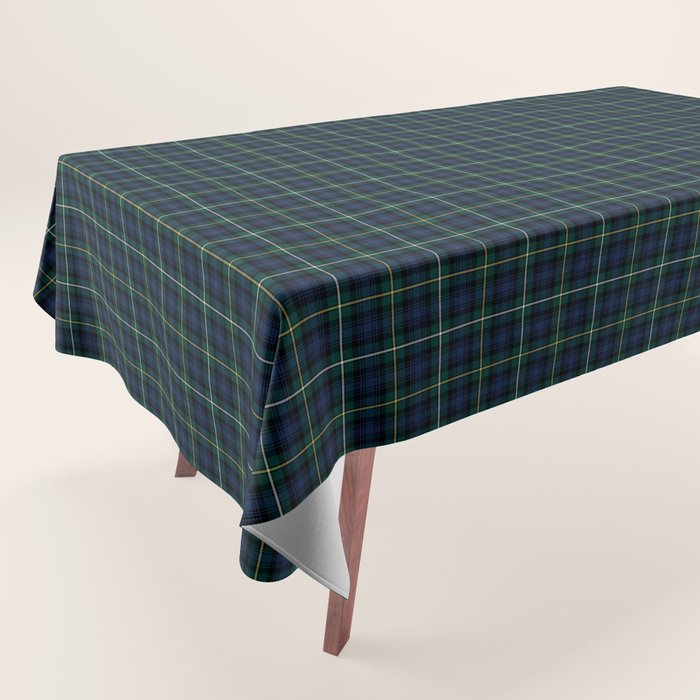 Clan Campbell Tartan Tablecloth Gallery Image 1