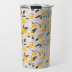 Flower Market Yellow Flowers Travel Mug Gallery Image 1