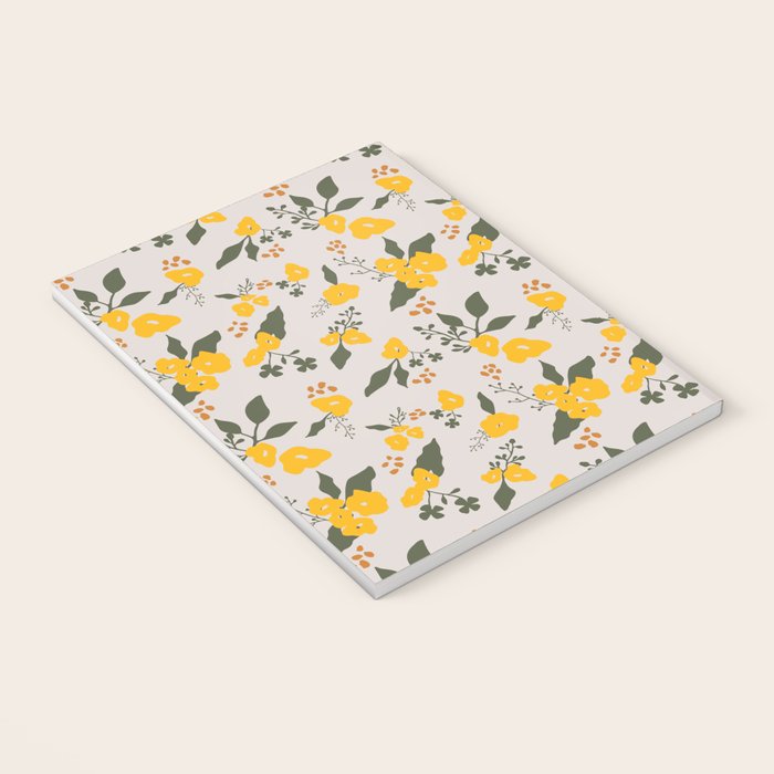 Flower Market Yellow Flowers Notebook Gallery Image 3