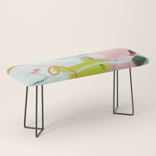Landscape In Spring Bench
