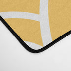 Yellow Japanese Seigaiha Wave Desk Mat Gallery Image 4