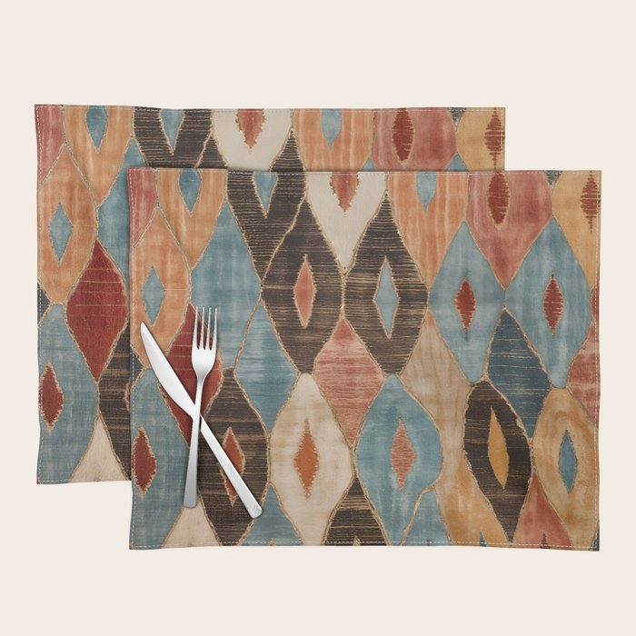 Rustic Shabby Moroccan Weave Placemat Gallery Image 1