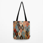 Rustic Shabby Moroccan Weave Tote Bag Gallery Image 2