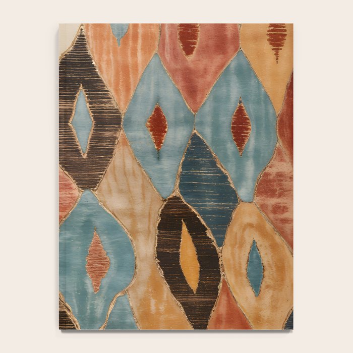 Rustic Shabby Moroccan Weave Notebook Gallery Image 4