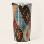 Rustic Shabby Moroccan Weave Travel Mug Gallery Image 3
