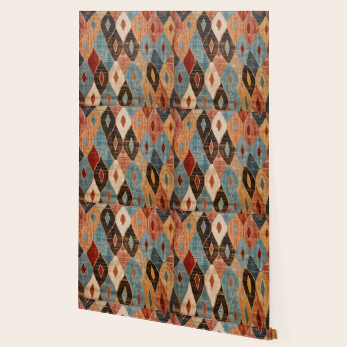Rustic Shabby Moroccan Weave Wallpaper Gallery Image 2