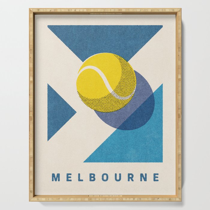 BALLS - Tennis - Grand Slam - Melbourne Serving Tray Gallery Image 1