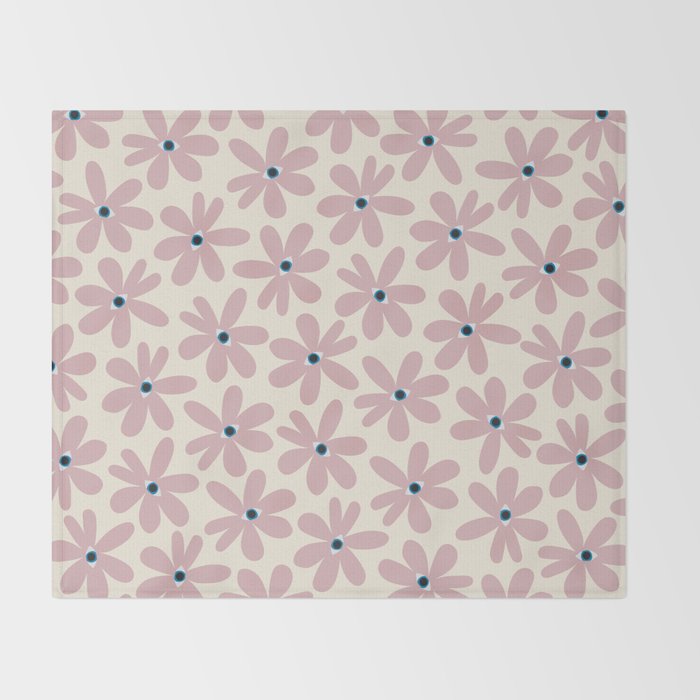 Floral Eyes Throw Blanket Gallery Image 2