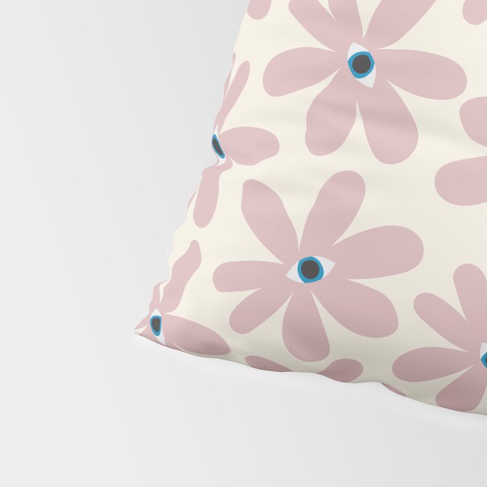 Floral Eyes Pillow Sham Gallery Image 4