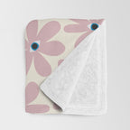 Floral Eyes Throw Blanket Gallery Image 3