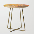 Vincent van Gogh Blossoming Almond Tree (Almond Blossoms) Orange Sky Side Table Gallery Image 1
