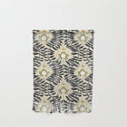 Froggie Ogee - black, moss green, and cream Wall Hanging Gallery Image 1