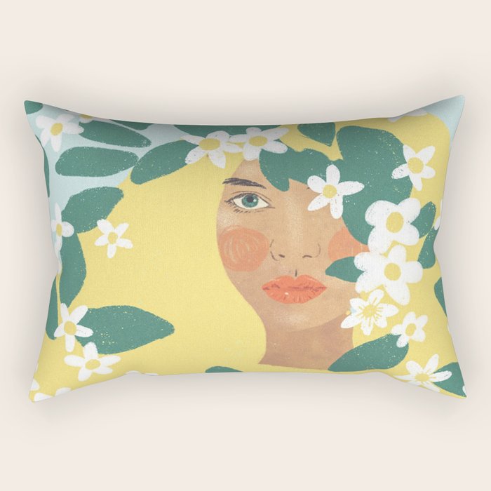 Jasmine #2 Rectangular Pillow Gallery Image 1