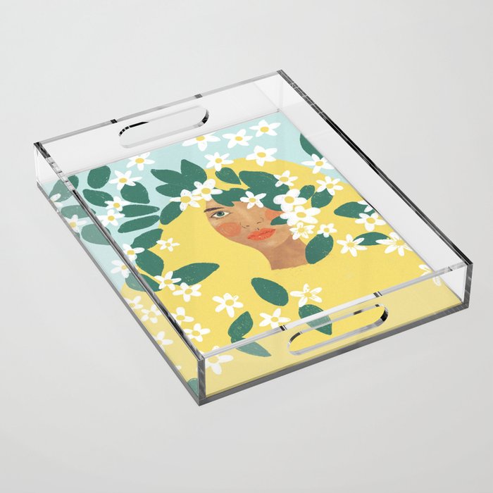 Jasmine #2 Acrylic Tray Gallery Image 1