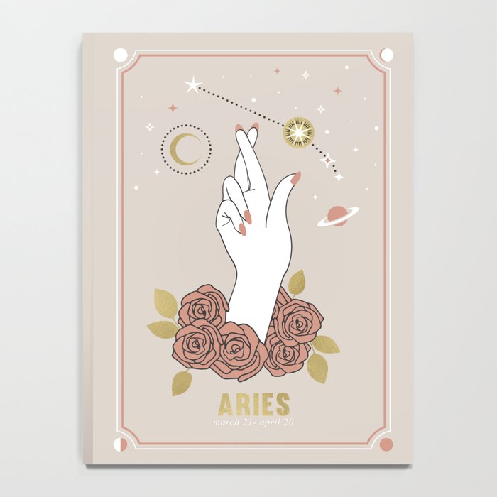Aries Zodiac Series Notebook Gallery Image 4