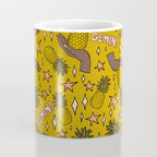 Gemini Pineapple Print Coffee Mug Gallery Image 4