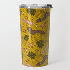 Gemini Pineapple Print Travel Mug Gallery Image 2
