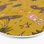 Gemini Pineapple Print Bath Mat Gallery Image 3