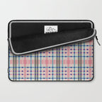 Vibrant Plaid Fusion B Laptop Sleeve Gallery Image 2