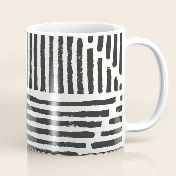Rook in Black and White Coffee Mug Gallery Image 1