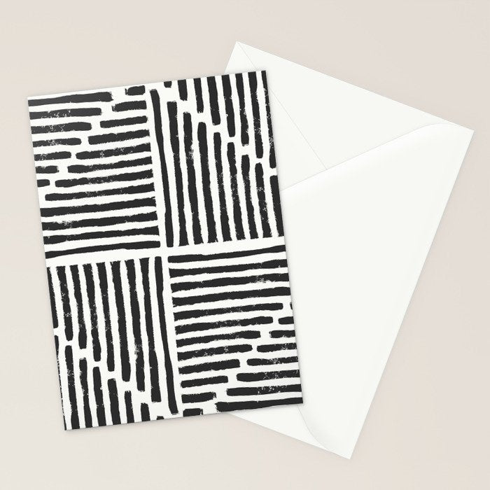 Rook in Black and White Stationery Card Gallery Image 2