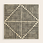 Rook in Black and White Wood Wall Art Gallery Image 1