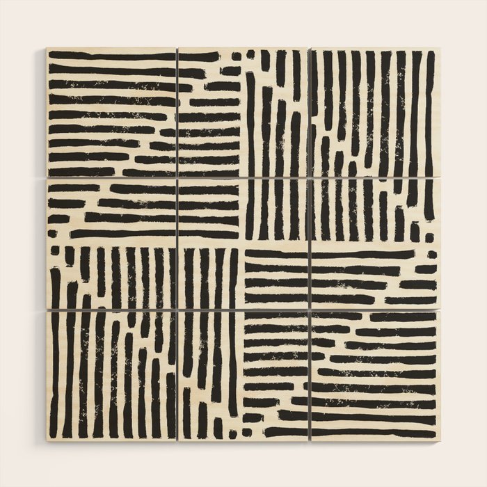 Rook in Black and White Wood Wall Art Gallery Image 2