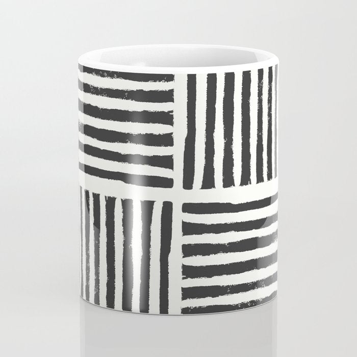 Rook in Black and White Coffee Mug Gallery Image 4