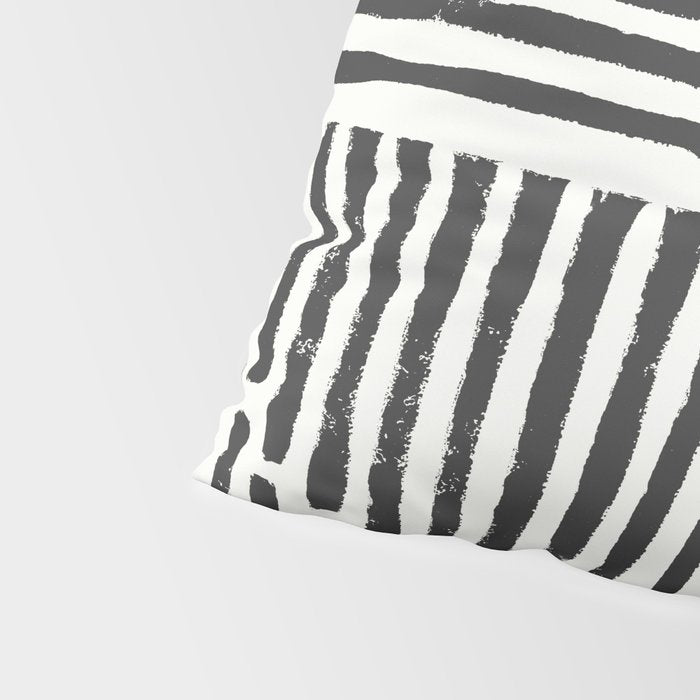 Rook in Black and White Pillow Sham Gallery Image 4