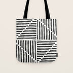 Rook in Black and White Tote Bag Gallery Image 1