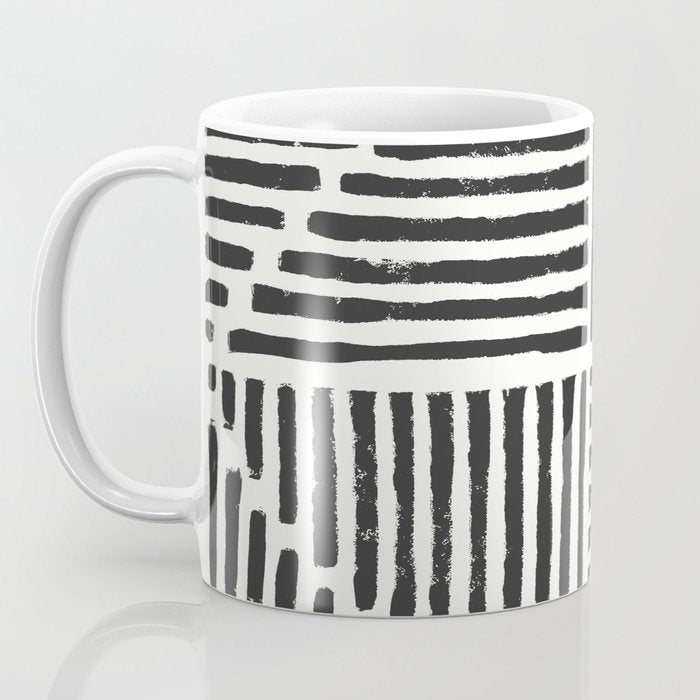 Rook in Black and White Coffee Mug Gallery Image 3