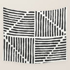 Rook in Black and White Wall Tapestry Gallery Image 4