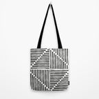 Rook in Black and White Tote Bag Gallery Image 2